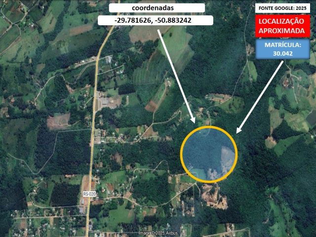 Fração ideal de terreno rural com 37.500m², sem benfeitorias