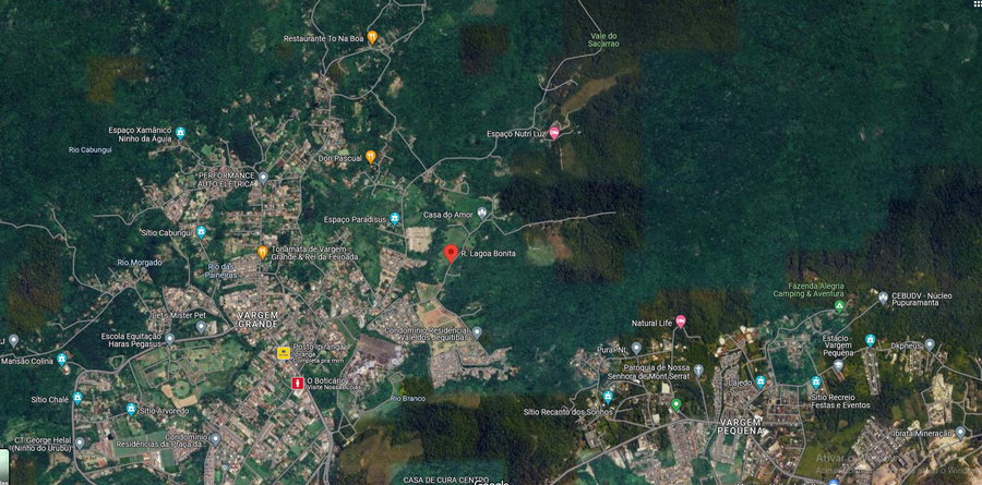 Terreno Amplo em Vargem Grande com Mata Atlântica