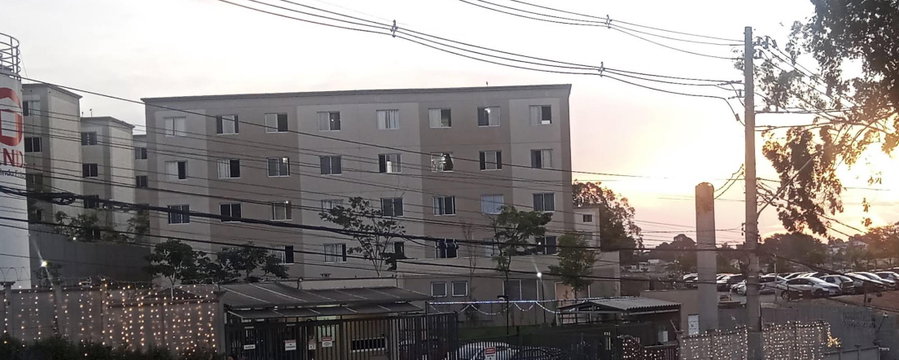 Apartamento térreo com 38m², 100% dos direitos