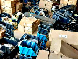 Partes e Peças MRO com 2717 Unidades