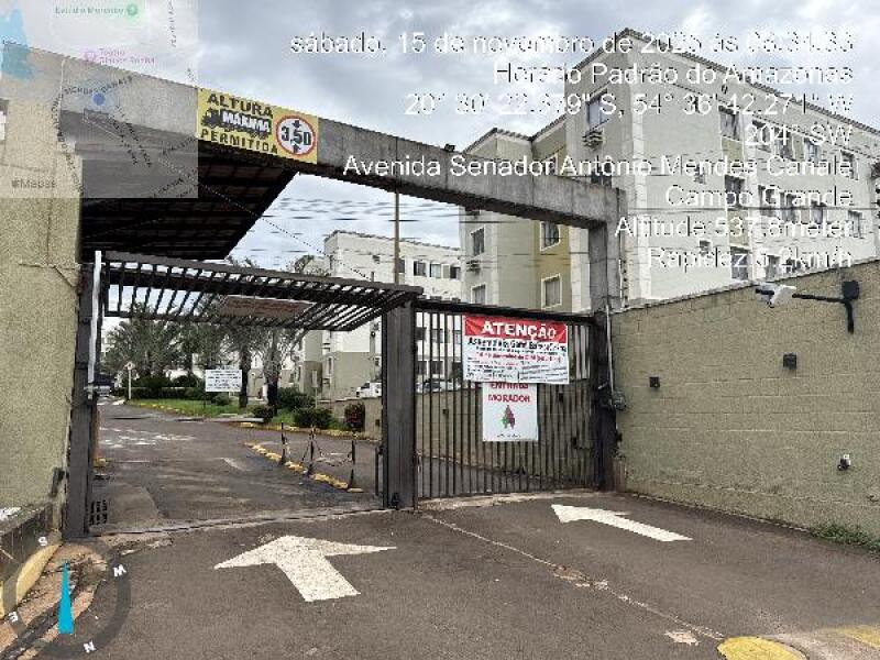 Apartamento com 2 quartos em Campo Grande/MS