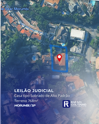 Sobrado de Luxo 768m² no Morumbi com 489m² de área construída