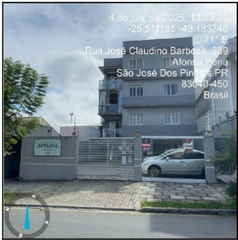 Apartamento com 1 Vaga em São José dos Pinhais/PR