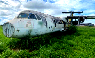 Aeronave ATR 72-500 em Rondonópolis/MT - Sucata