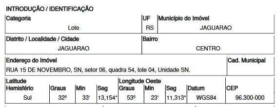 Terreno com Benfeitorias em Jaguarão - Centro