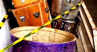 Lote 037 - Diversos Materiais Sucatas e Instrumentos Musicais