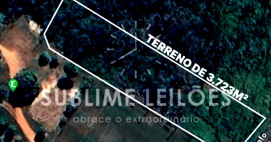 Terreno amplo de 3.723m² desocupado, sem benfeitorias