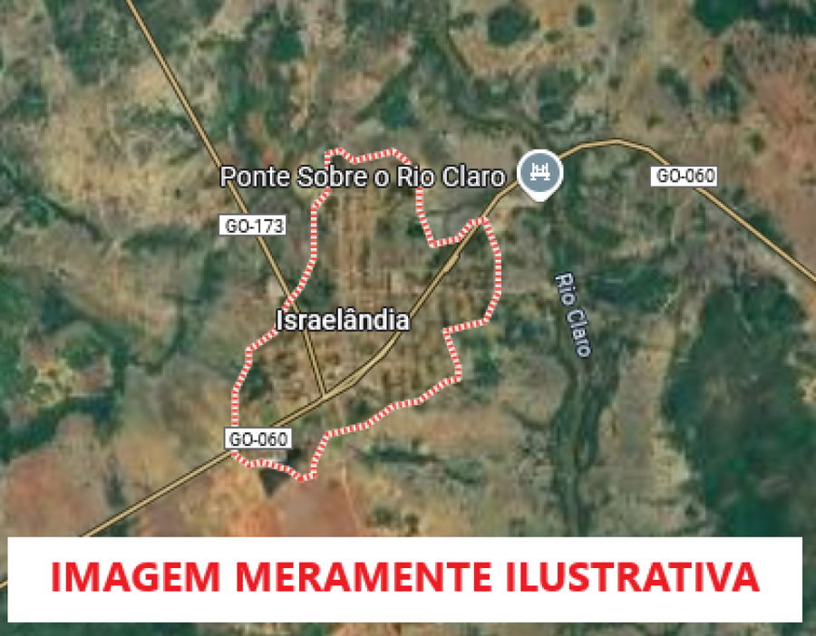 3 Alqueires da Fazenda Itaipava em Israelândia/GO
