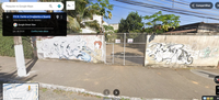 Terreno murado com 398,36 m², portão de ferro