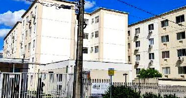 Apartamento com 41,19m², 2 quartos, 1 banheiro