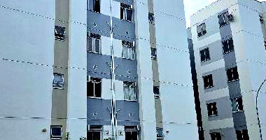 Apartamento 2 quartos, 1 banheiro, 1 vaga, 68m² total, desocupado