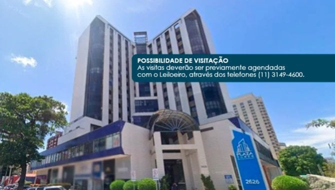 Sala Comercial 30 m² com área comum 7,24 m² - Condomínio Edifício Plaza Tower