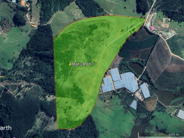 Imóvel rural de 41,48 hectares com projeto de loteamento em Serra Negra