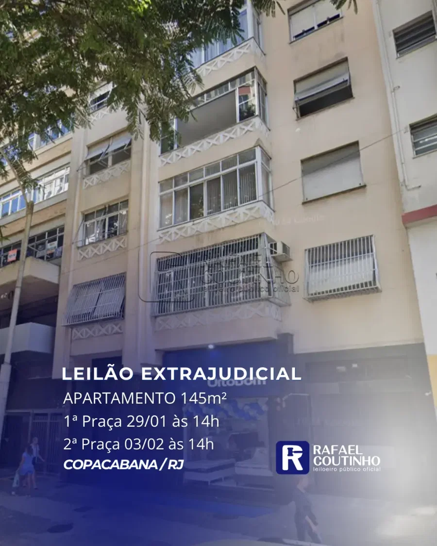 Apartamento 145m² com 3 Quartos e Suíte em Copacabana