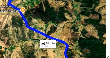 Terreno rural amplo em Sítio Calunga com matrícula regularizada