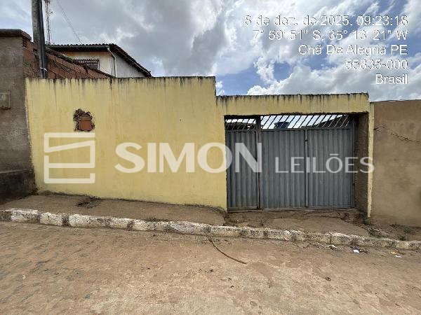 Casa com 2 quartos em Cha de Alegria/PE