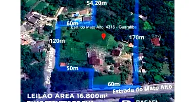 Sítio em Guaratiba/RJ com 16.800 m² e 12 suítes