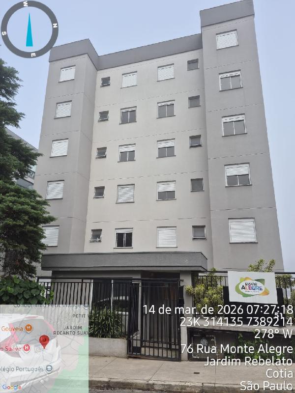 Apartamento 2 quartos, 53,89m², 1 vaga, Cotia/SP