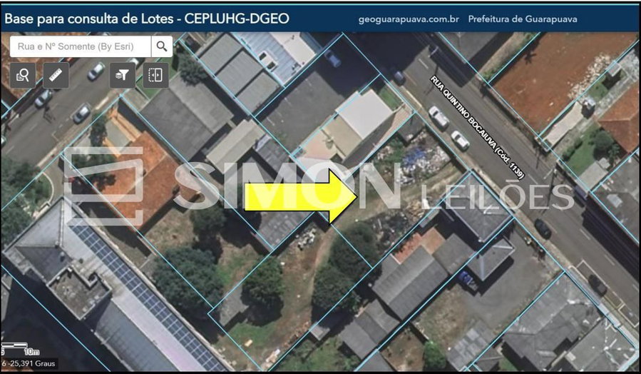 Terreno Urbano em Guarapuava com 462m²