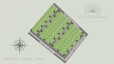 Terreno plano de 350m², ideal para investimento