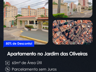 Apartamento aconchegante com 65m² construída, 1 vaga e área total de 82m²