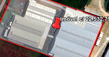 Terreno Industrial com 22.532,79m² e barracões em Arapongas