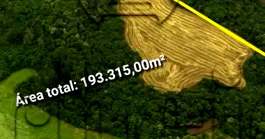 Ampla área de 193.315 m² em Fazenda Vilanova/RS