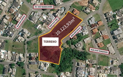 Terreno Urbano 10.123 m² e Cercado