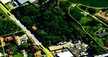 Área de Terras com 1.148 M² A.C e 14.286 M² A.T em Ilhabela/SP