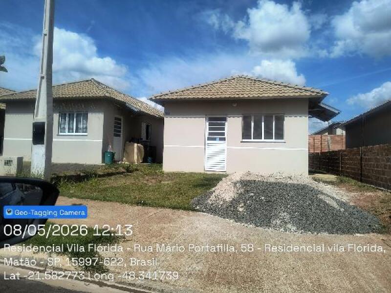 Casa com 2 Quartos e 1 Vaga em Matão/SP