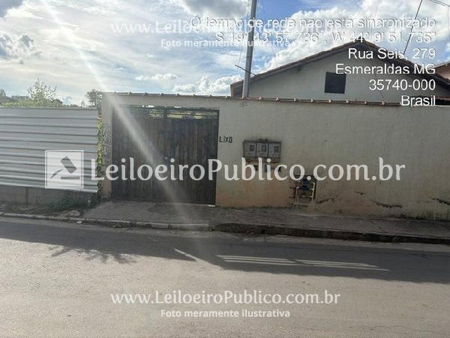 Casa 134m² em Esmeraldas (MG) - 2 quartos, 1 vaga, 134m² de área total