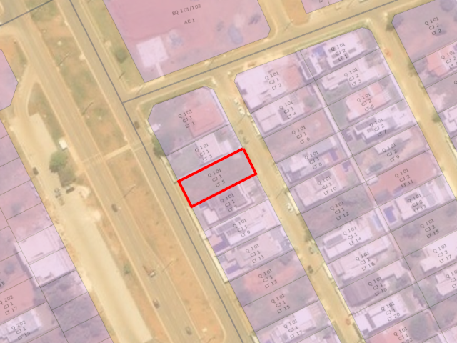 Fração ideal de 67,50% de terreno com 504m² em Sobradinho/DF