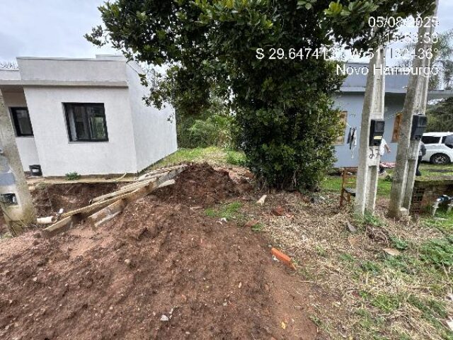 Terreno em Novo Hamburgo/RS com 125m² de área total
