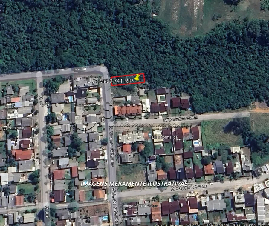 Terreno urbano 390m² em Portão/RS - Matrícula 9.741