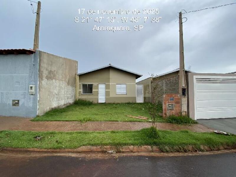Casa com 2 quartos em Araraquara/SP