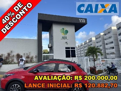 Apartamento com 2 quartos e 2 banheiros em Paulista/PE