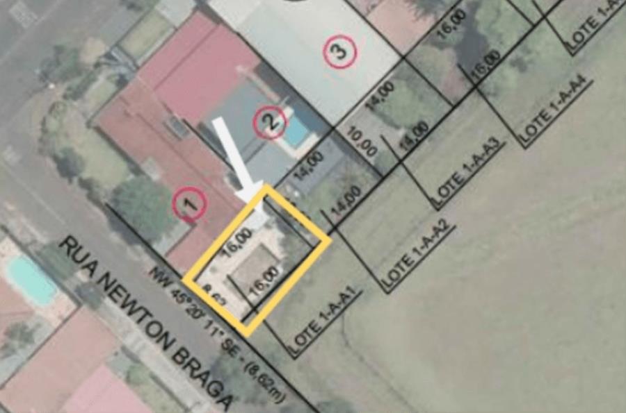 Lote urbano de 152,09m², inedificável isoladamente e
