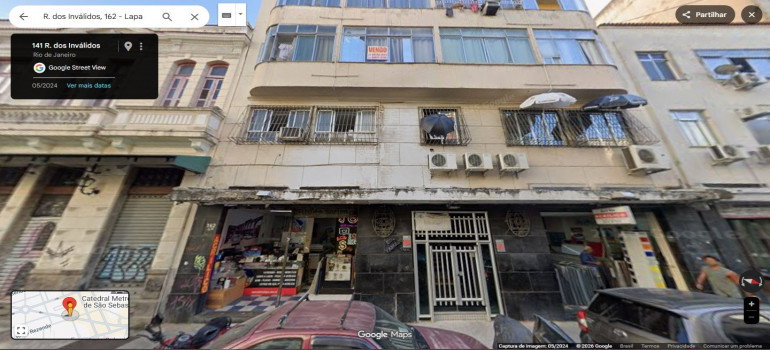 Apartamento 902 com 27m² - Rua dos Inválidos