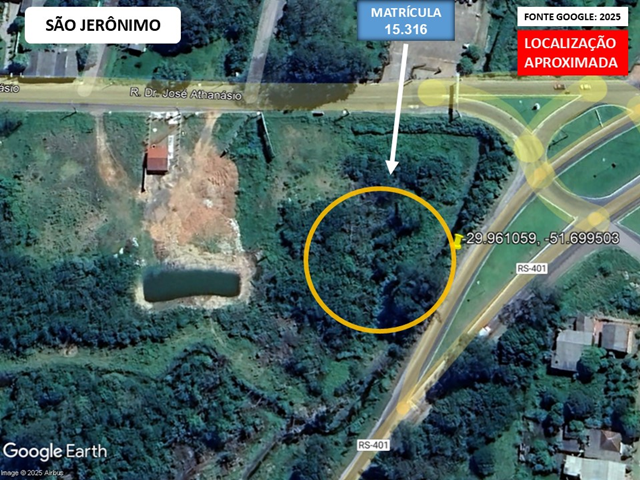 Terreno urbano amplo de 6.652,85m² sem benfeitorias