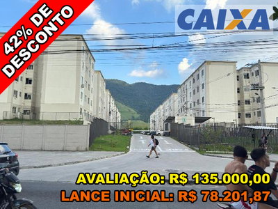 Apartamento com 2 quartos em Nova Iguaçu, RJ