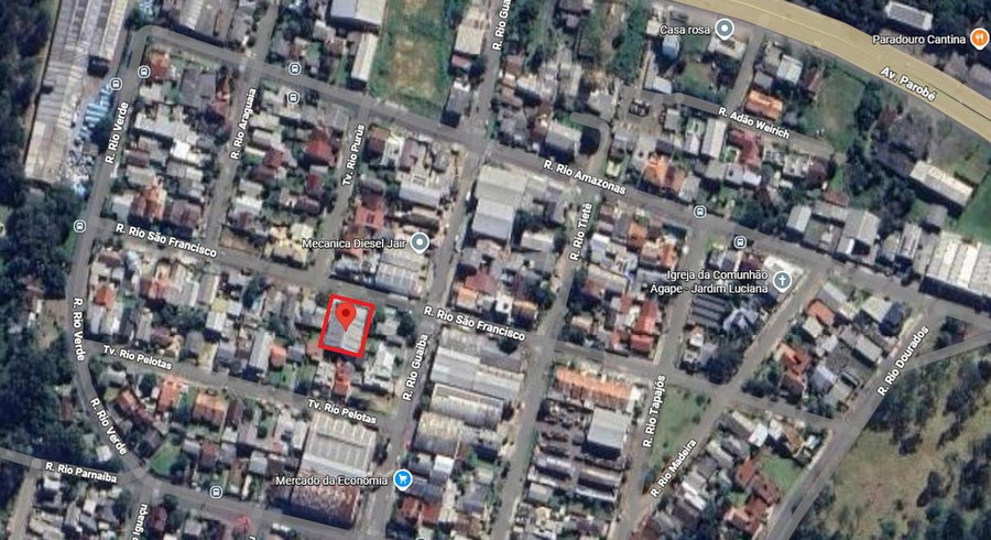 Galpão industrial com 607m² construídos em terreno de 660m²