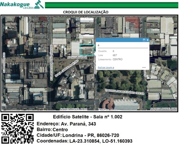 Sala Comercial 85m² - Edifício Satélite Londrina