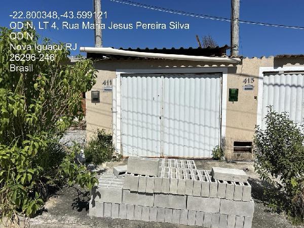 Casa térrea com 40m² em Nova Iguaçu/RJ - Lote 323
