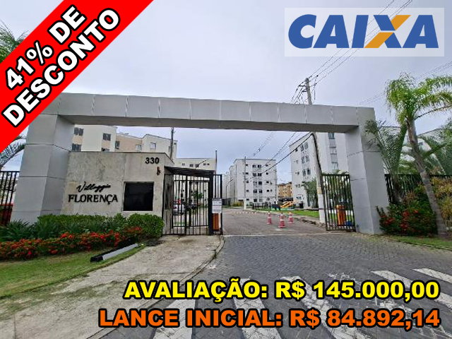 Apartamento 2 Quartos com 59,71m² em Condomínio