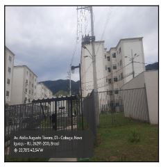 Apartamento 2 quartos, 1 banheiro, 1 vaga, 40.54m² privativos