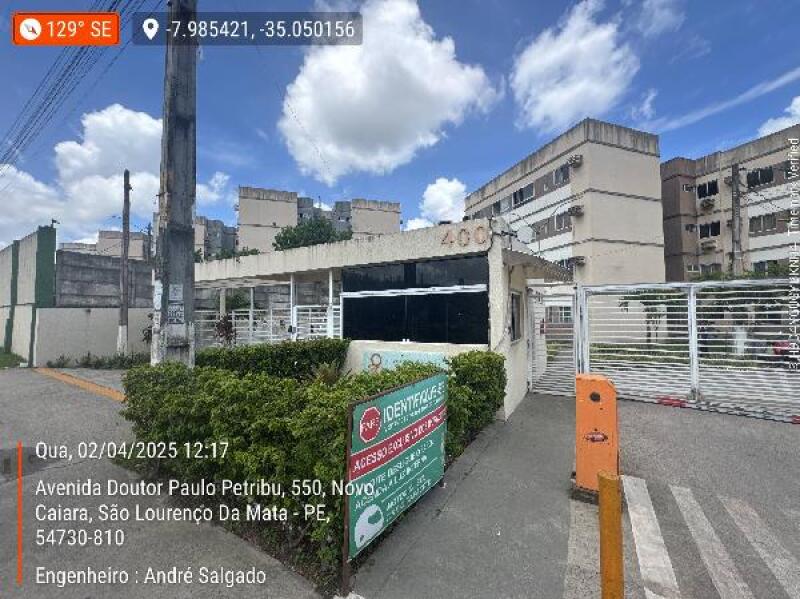 Apartamento com 2 quartos em São Lourenço da Mata/PE