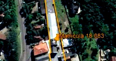 Terreno com 1.401m² construídos em Curitiba/PR