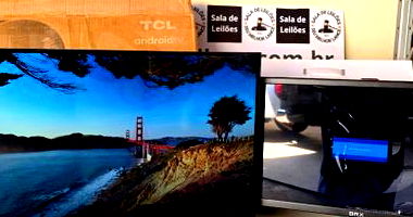 Televisão TCL 32 Polegadas + Monitor BRX