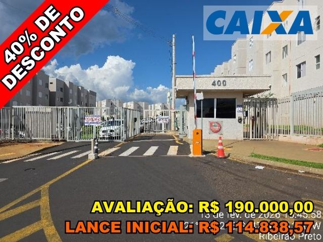 Apartamento 2 quartos com garagem em Ribeirão Preto