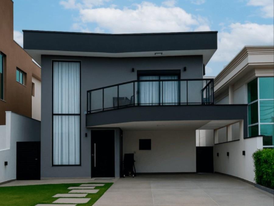 Casa em Condomínio com 270,88m² de Área Construída em Vargem Grande Paulista